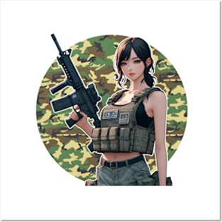 Tactical Girl Posters and Art